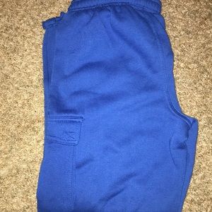 Fleece cargo pants